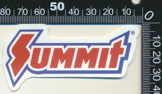 Sticker: Summit, Verzamelen, Stickers, Zo goed als nieuw, Auto of Motor, Ophalen of Verzenden