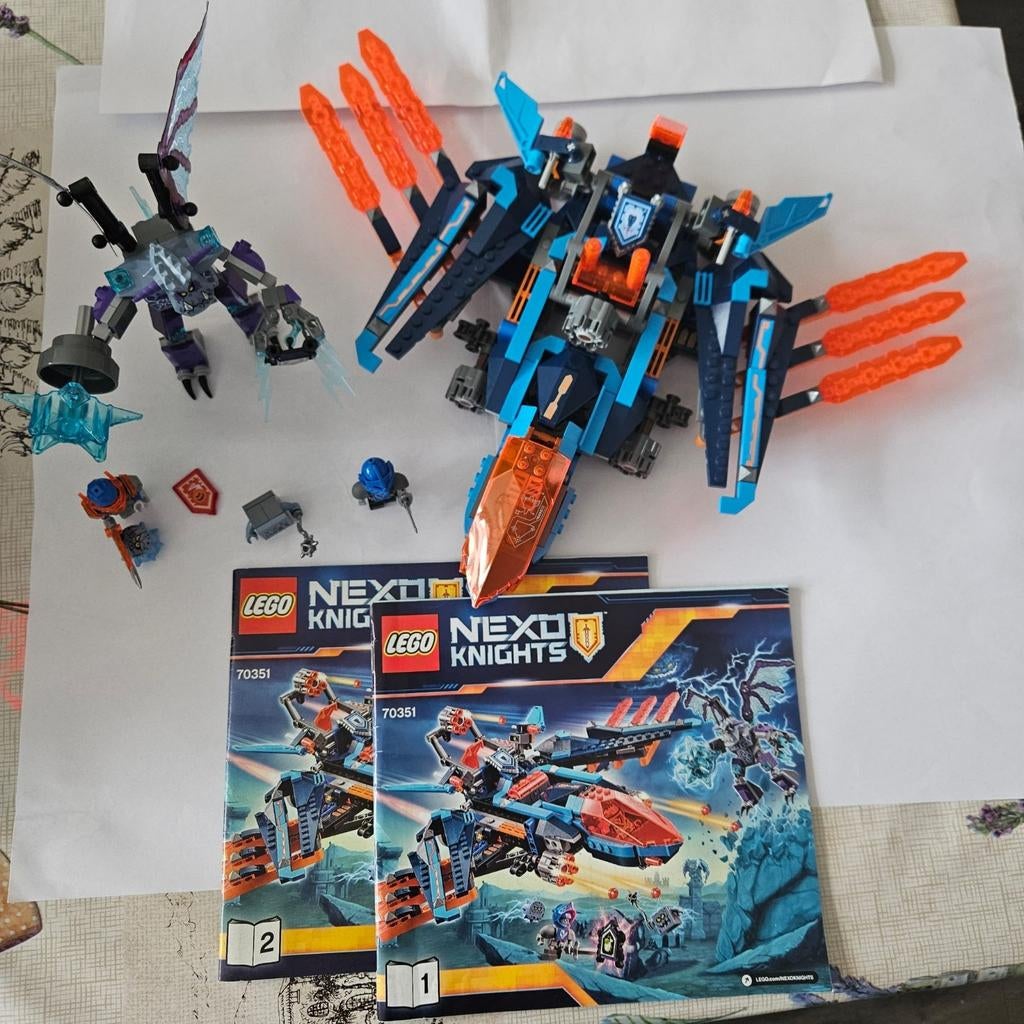 Lego nexo knights Clay's Fighter Blaster 70351, Compleet, Gebruikt, Overige thema's, Lego
