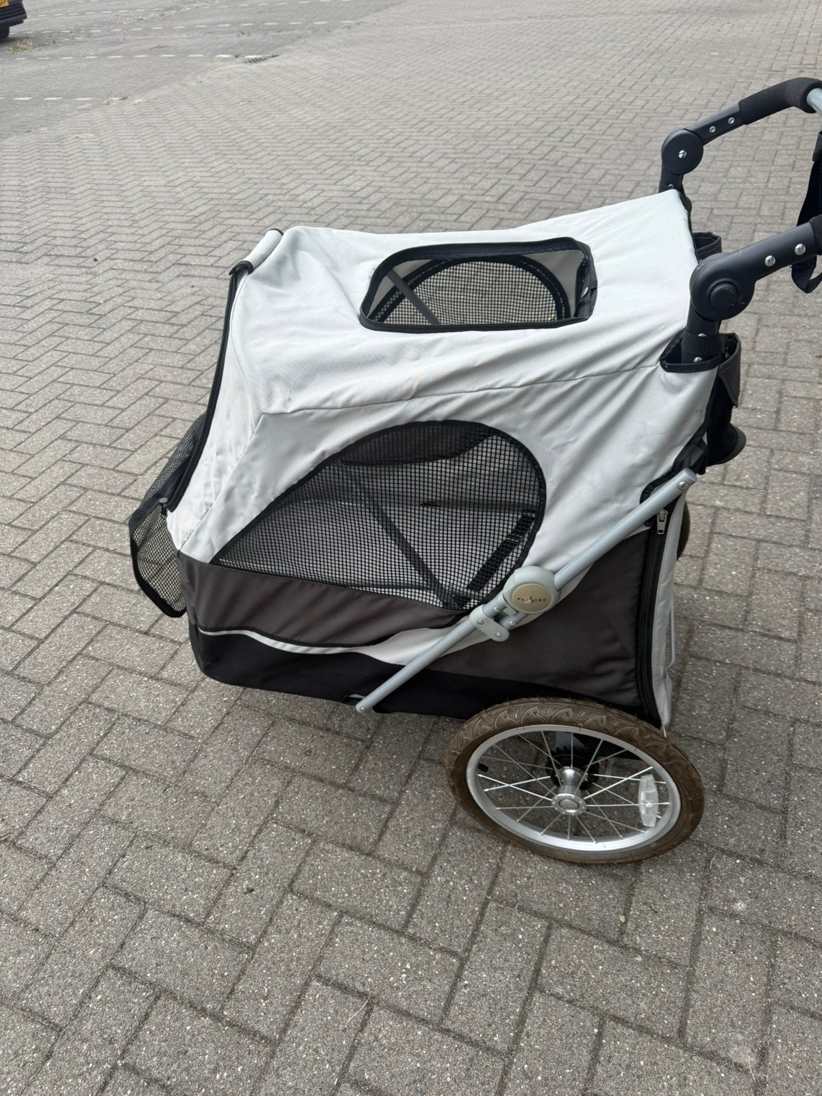 Grote hondrnbuggy M met trimtafel, Ophalen, Zo goed als nieuw