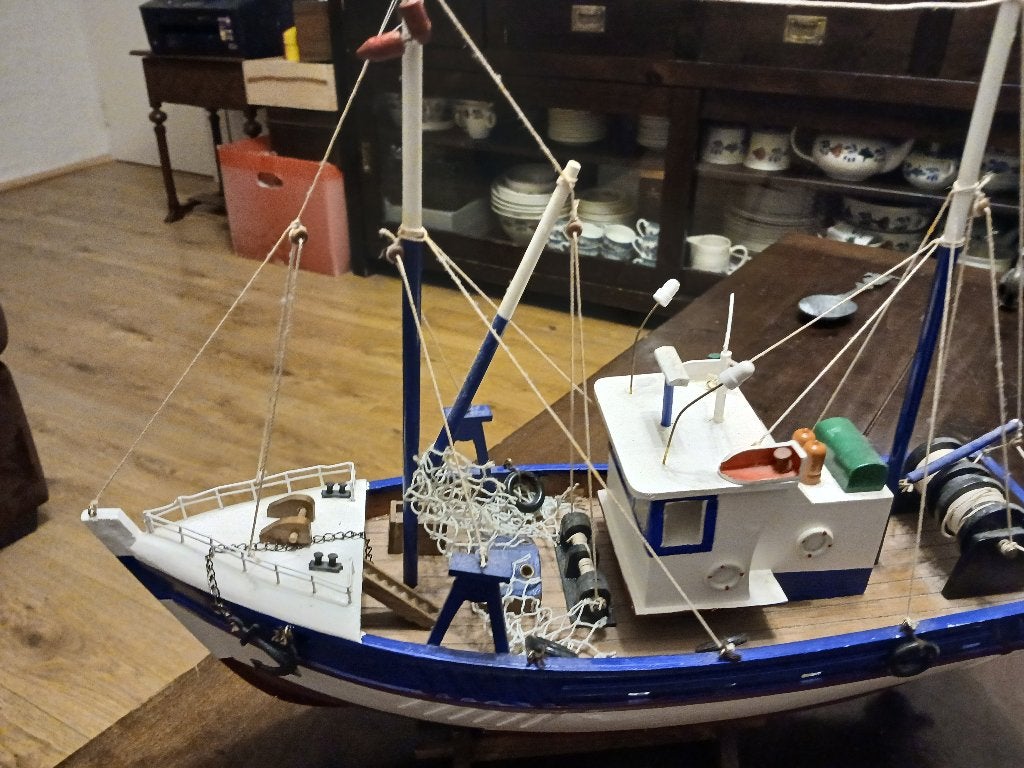 Houten modelboot,l45xh39xb14, Ophalen of Verzenden, Zo goed als nieuw, Groter dan 1:32, Overige merken