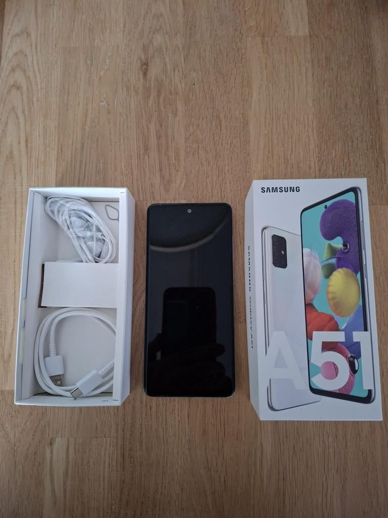 Samsung A51, Telecommunicatie, Mobiele telefoons | Samsung, 128 GB, Ophalen, Wit, Galaxy A