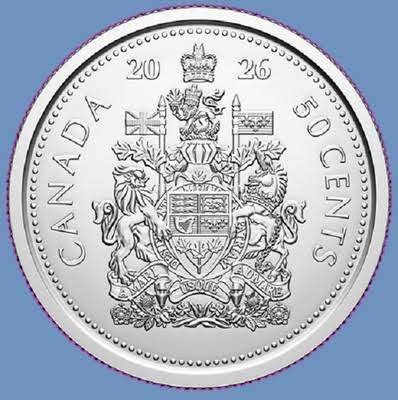 Canada - 50 cent 2026 - Unc, Verzenden, Noord-Amerika, Losse munt