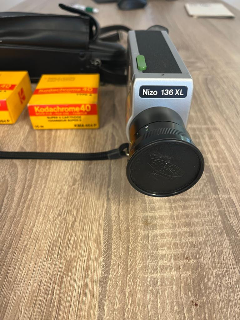 Nizo 136 XL Super 8 Camera met Kodachrome 40 films, Ophalen, 8mm, Camera
