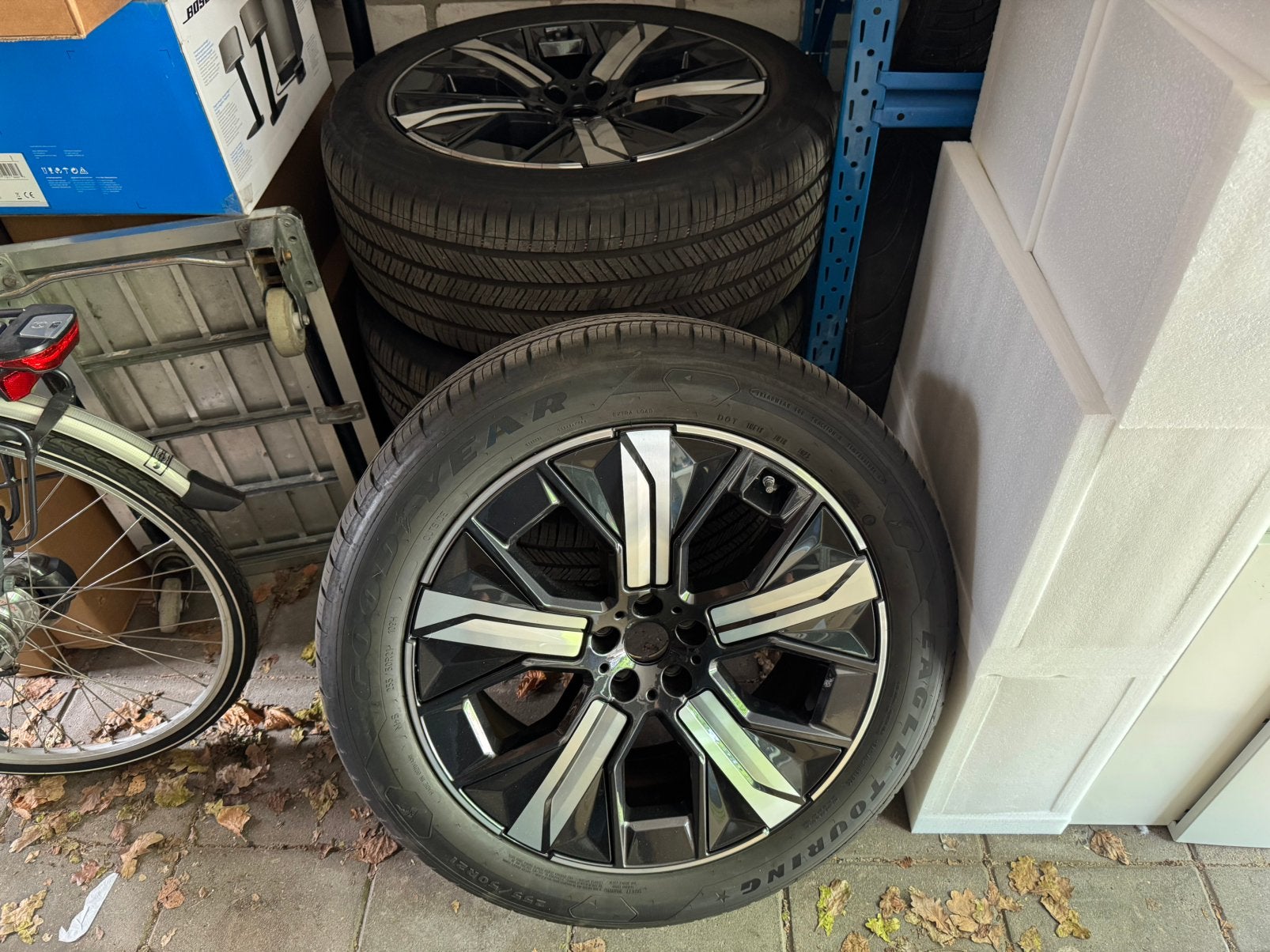 Velgenset 21” BMW iX | Styling 1011 | Goodyear Eagle Touring, Auto-onderdelen, Banden en Velgen, Ophalen, Gebruikt, 255 mm, Banden en Velgen