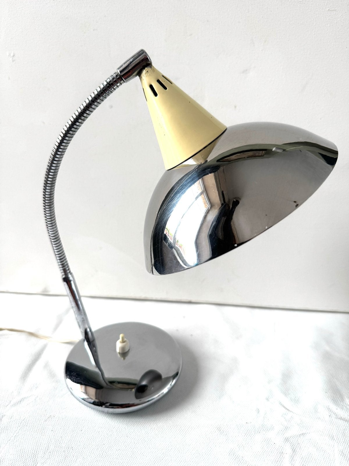 Retro bureaulamp Florence jaren 60 Italië, Ophalen of Verzenden
