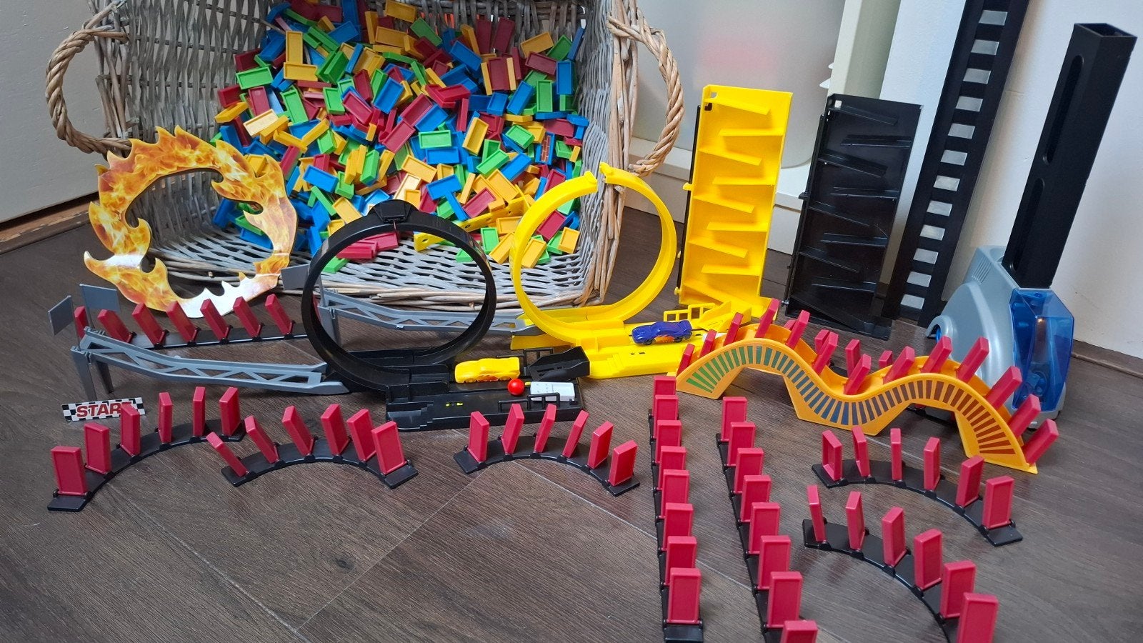 Domino Express set met veel extra's, Ophalen of Verzenden, Gebruikt, Jongen of Meisje