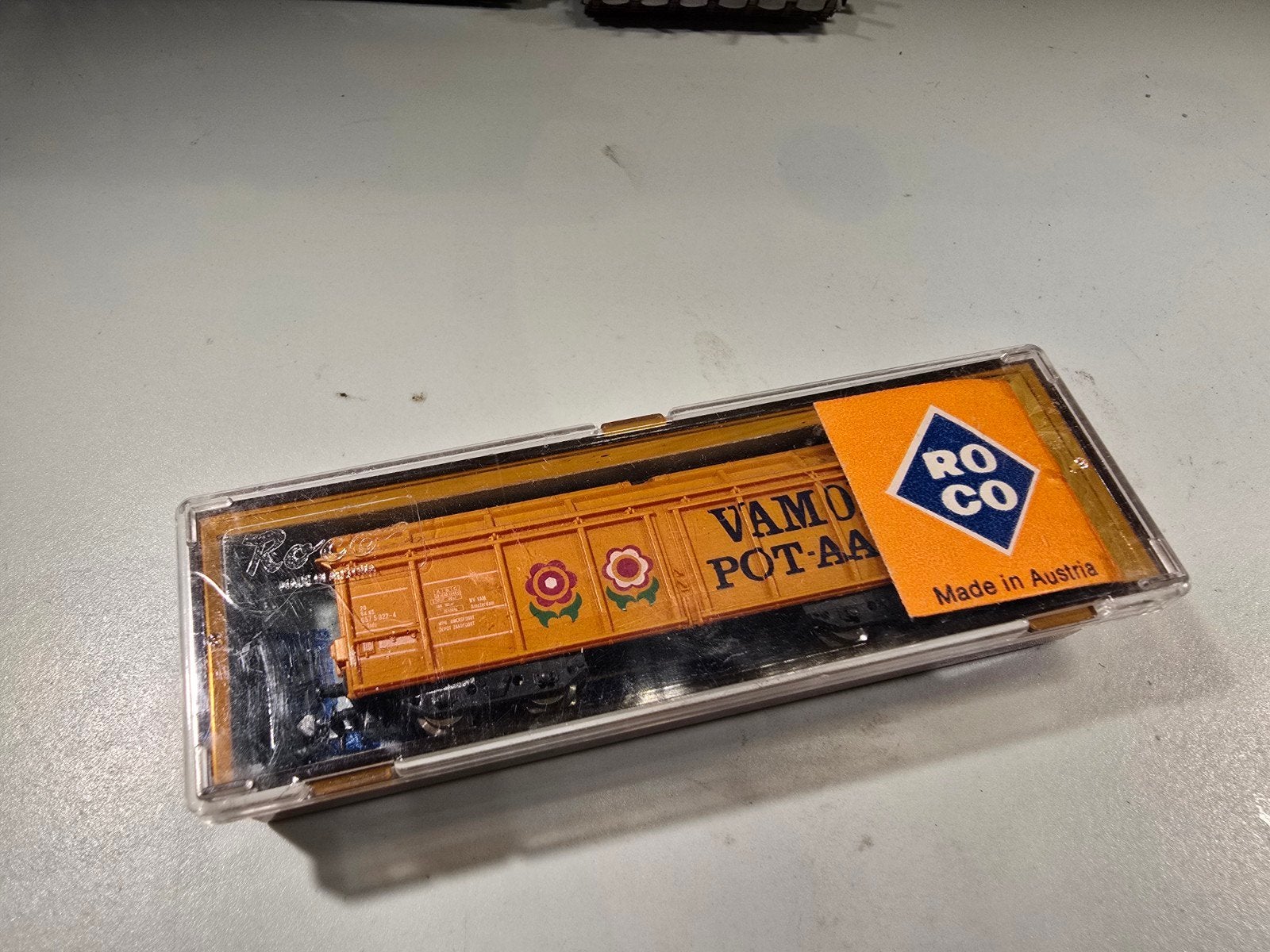NS Vam compost wagon N spoor trein 1:160, Overige merken, Gelijkstroom, Wagon, Ophalen of Verzenden