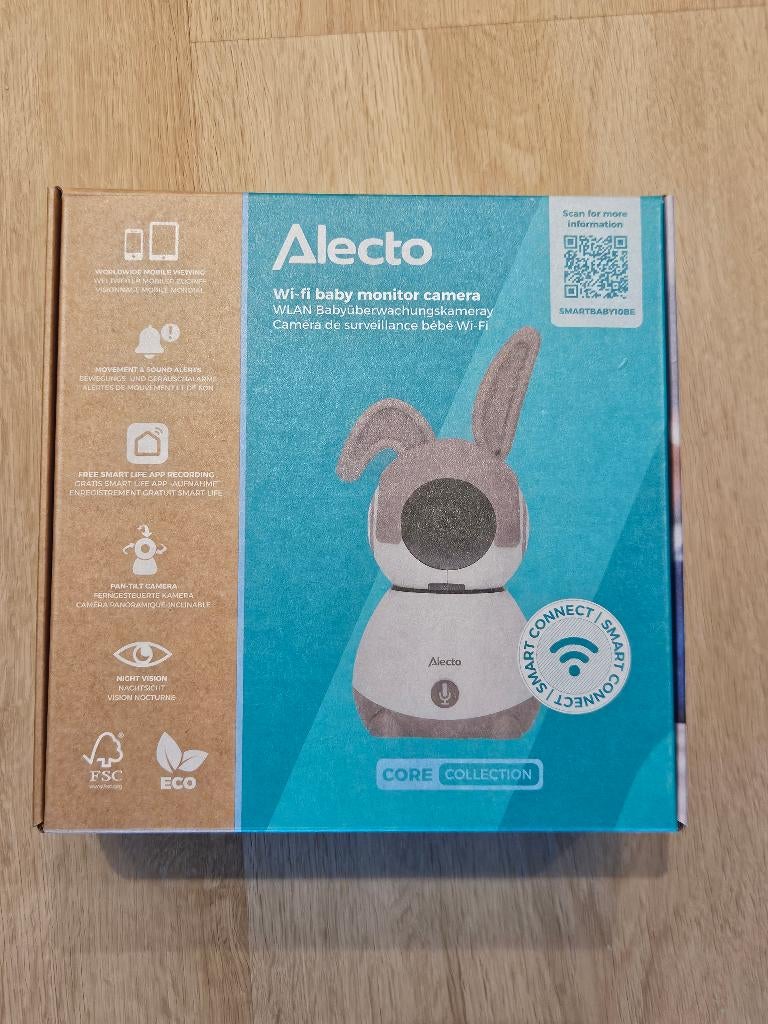 Alecto wifi babyfoon SMARTBABY10 met camera, Ophalen, Zo goed als nieuw, 250 meter of meer, Camera