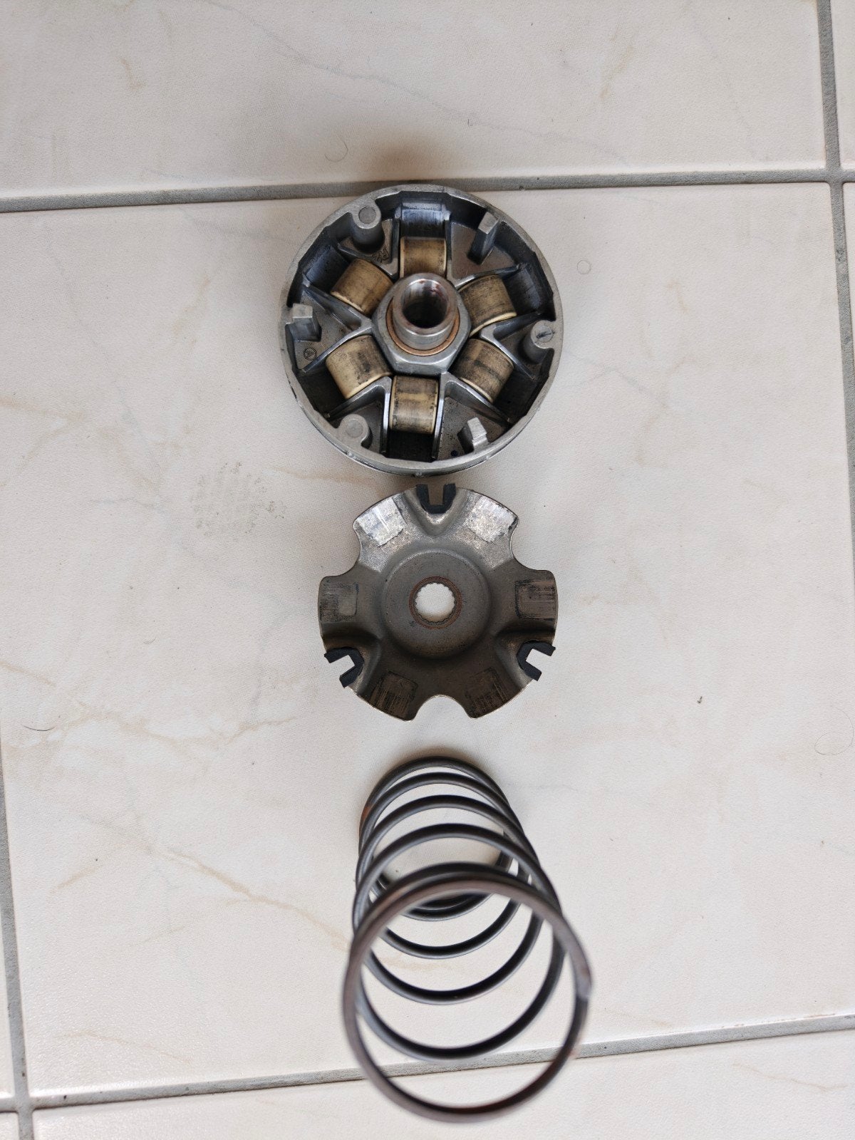 Vespa brom iget variateur met rollen, buis en drukveer, Fietsen en Brommers, Ophalen of Verzenden, Gebruikt, Overige typen, Vespa