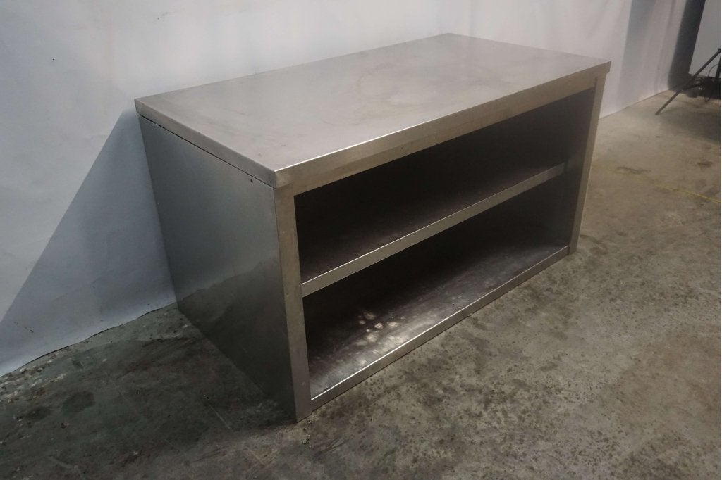 RVS kastje werkbank wandkast open kast 130x70x71,5, Gebruikt, RVS Meubilair, Niet ingevuld, Niet ingevuld