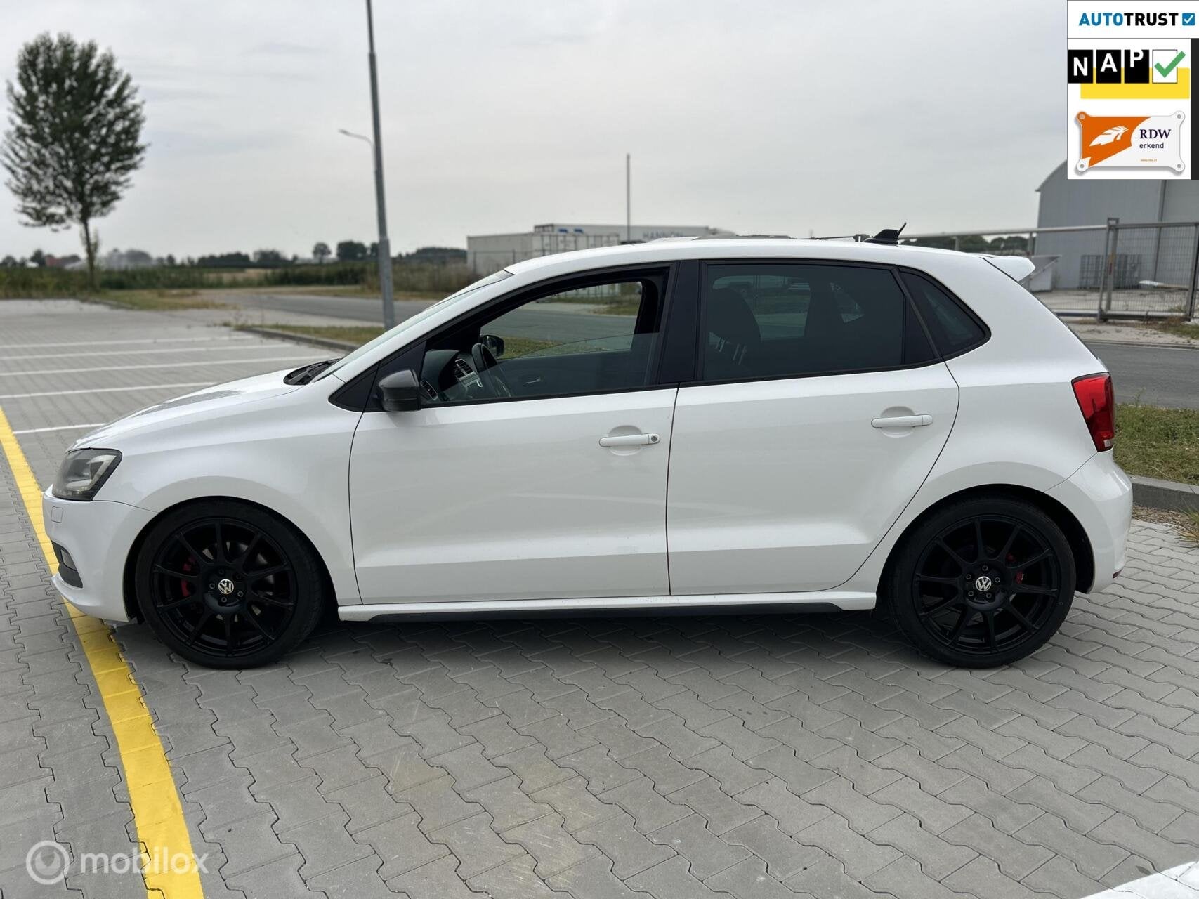 Volkswagen Polo 1.4 TSI GTI|DSG|XENON|CRUISE CONTR|, 1169 kg, 4 cilinders, Wit, Bedrijf