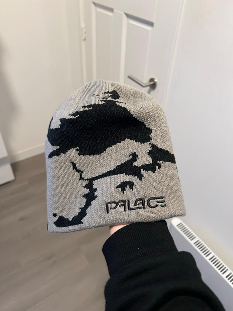Palace x Oakley Muts - Grijs/Zwart, Ophalen of Verzenden, Zo goed als nieuw, One size fits all, Hoed