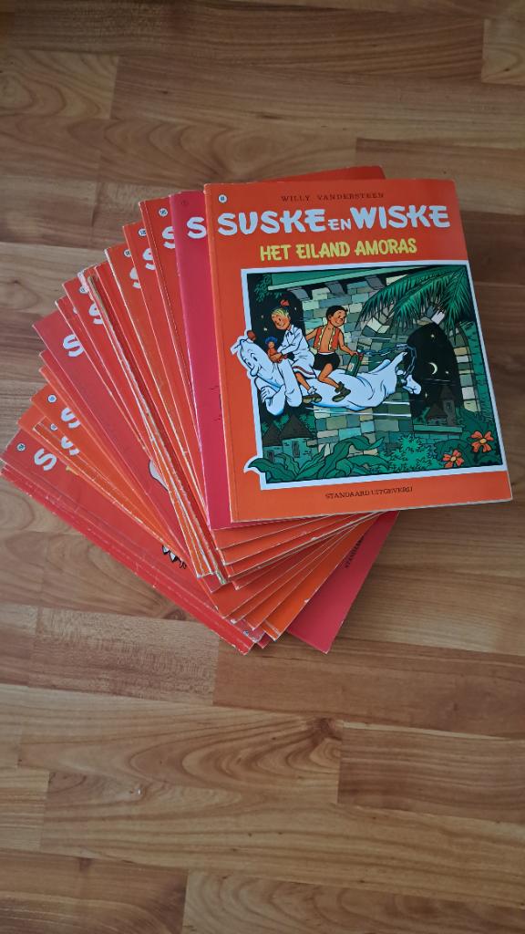 Stripboeken Suske & Wiske, Boeken, Stripboeken, Gelezen, Willy Vandersteen, Ophalen of Verzenden, Meerdere stripboeken
