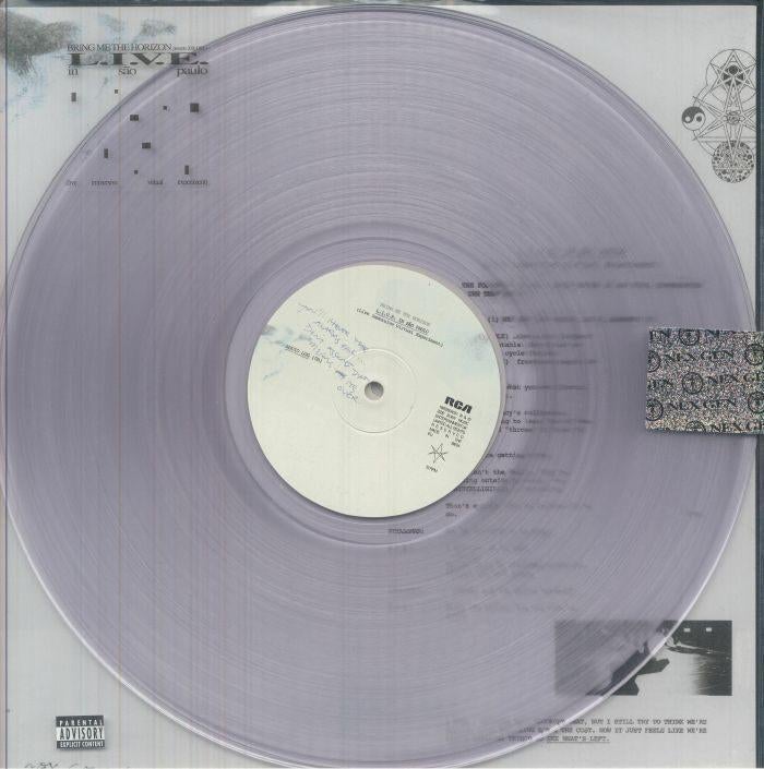 Bring Me The Horizon | Sao Paulo 2LP Transparant - NIEUW, Cd's en Dvd's, Vinyl | Rock, Ophalen of Verzenden, Nieuw in verpakking
