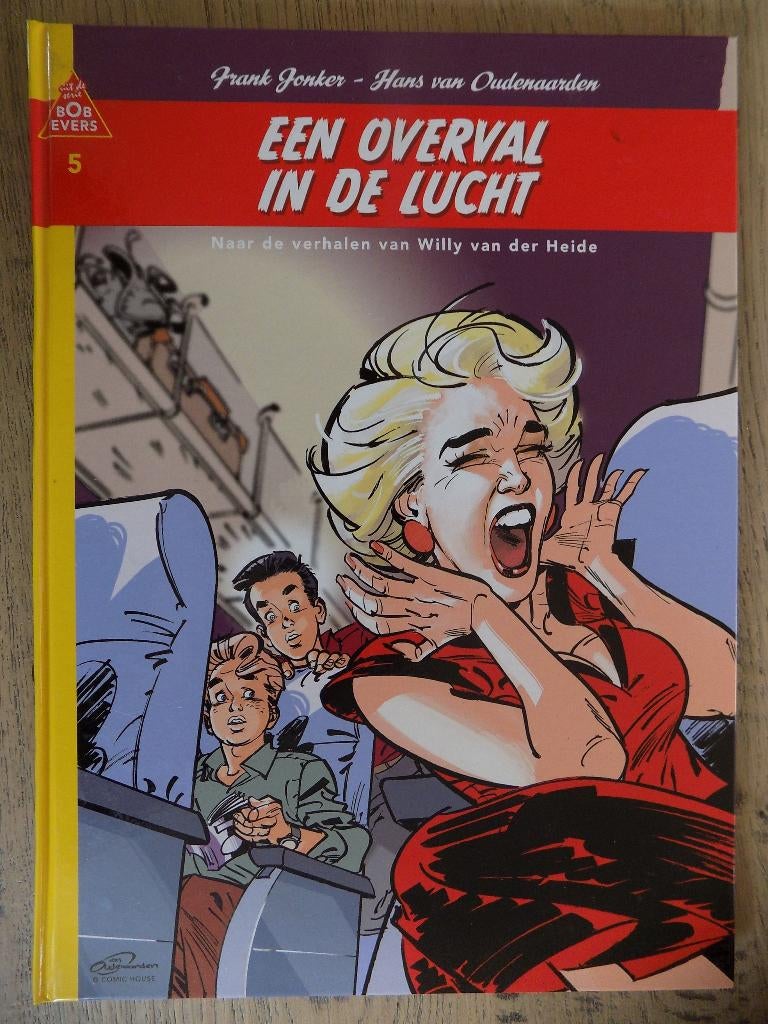 Bob Evers - 05_HC_Een overval in de lucht  [met veel extra], Boeken, Eén stripboek, Ophalen of Verzenden, Nieuw, Hans van Oudenaarden
