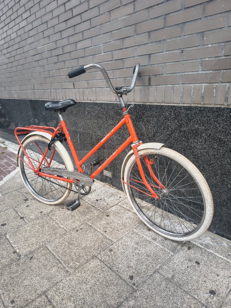 Leuke vintage fiets met laag frame, Terugtraprem, Gebruikt, 47 tot 50 cm, Ophalen