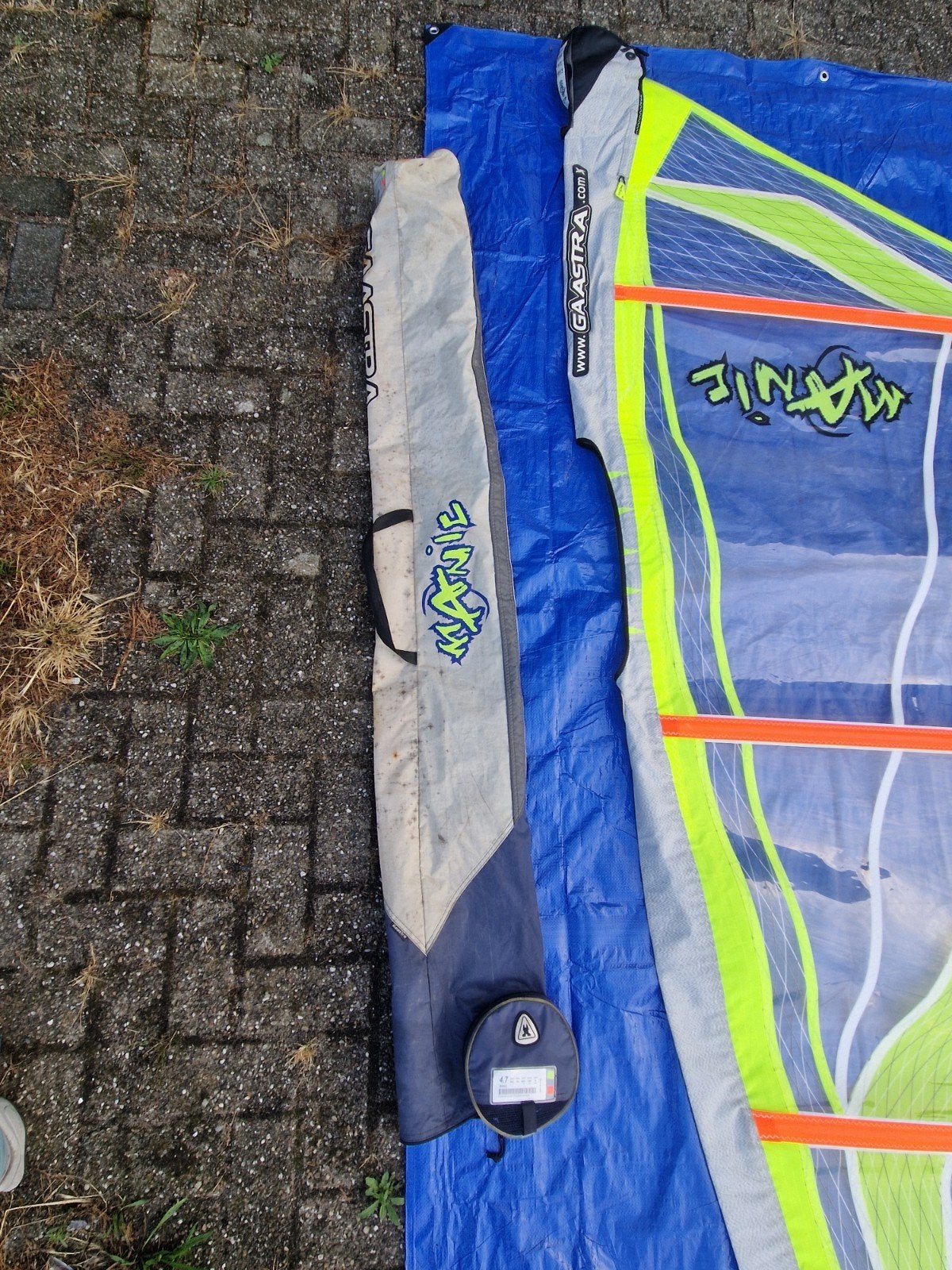 Gaastra Manic 4.2m² windsurfzeil, Watersport en Boten, Windsurfen, Met draagtas, Gaastra, 3.5 tot 5 m², Ophalen of Verzenden