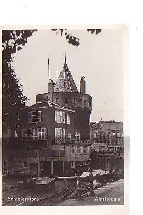 Ansichtkaart 	Amsterdam	Schreierstoren, Verzenden, 1940 tot 1960, Ongelopen, Noord-Holland