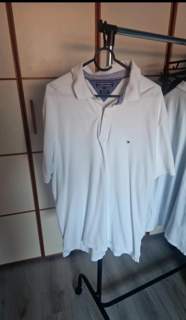 Tommy Hilfiger Polo Heren - Wit, Kleding | Heren, Polo's, Ophalen of Verzenden, Zo goed als nieuw, Wit, Tommy Hilfiger