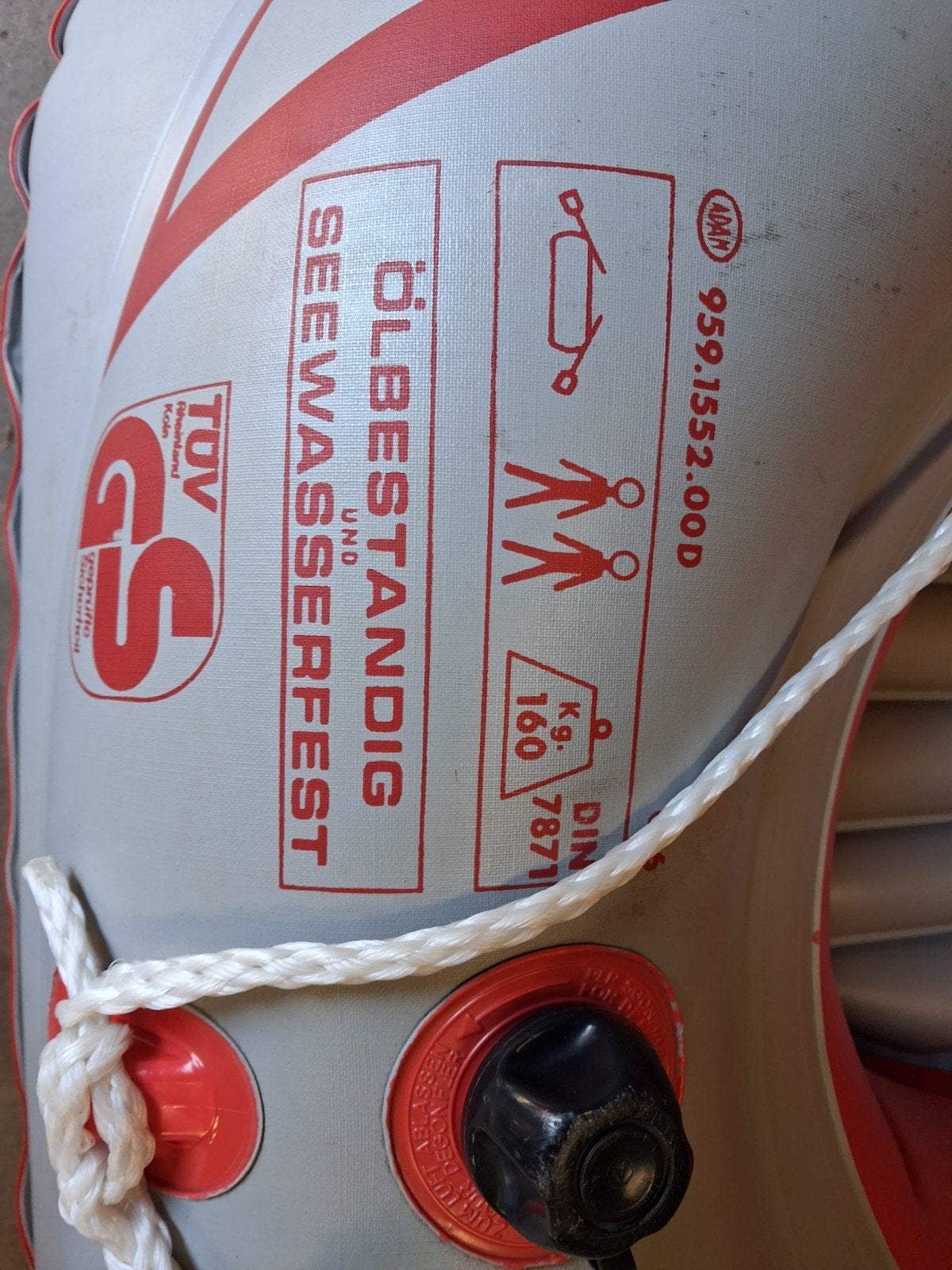 Opblaasbare rubberboot, Ophalen, Gebruikt