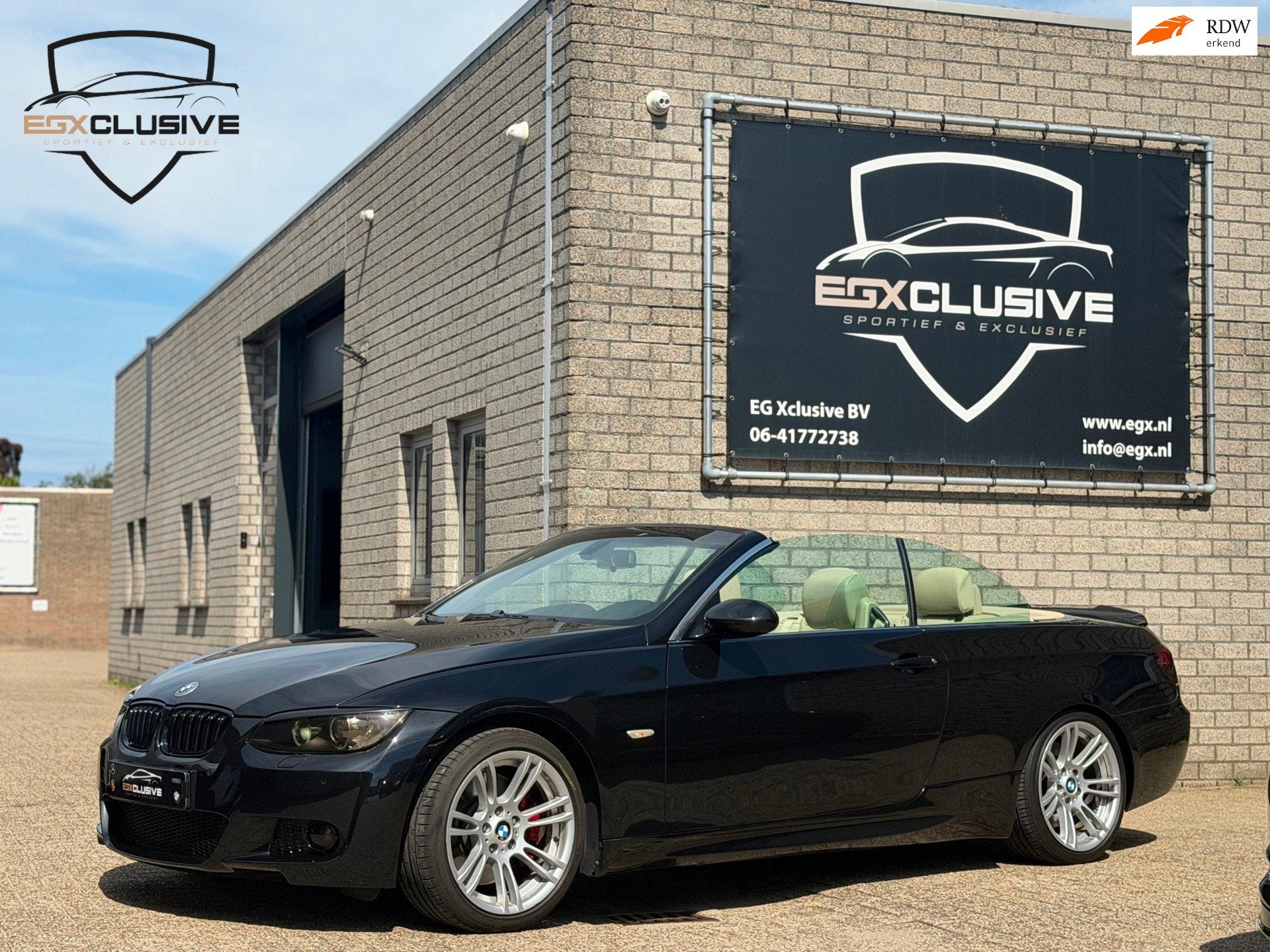 BMW 3-serie Cabrio 335i High Executive M PAKKET|CRUISE CONTR, Automaat, Achterwielaandrijving, Gebruikt, Beige