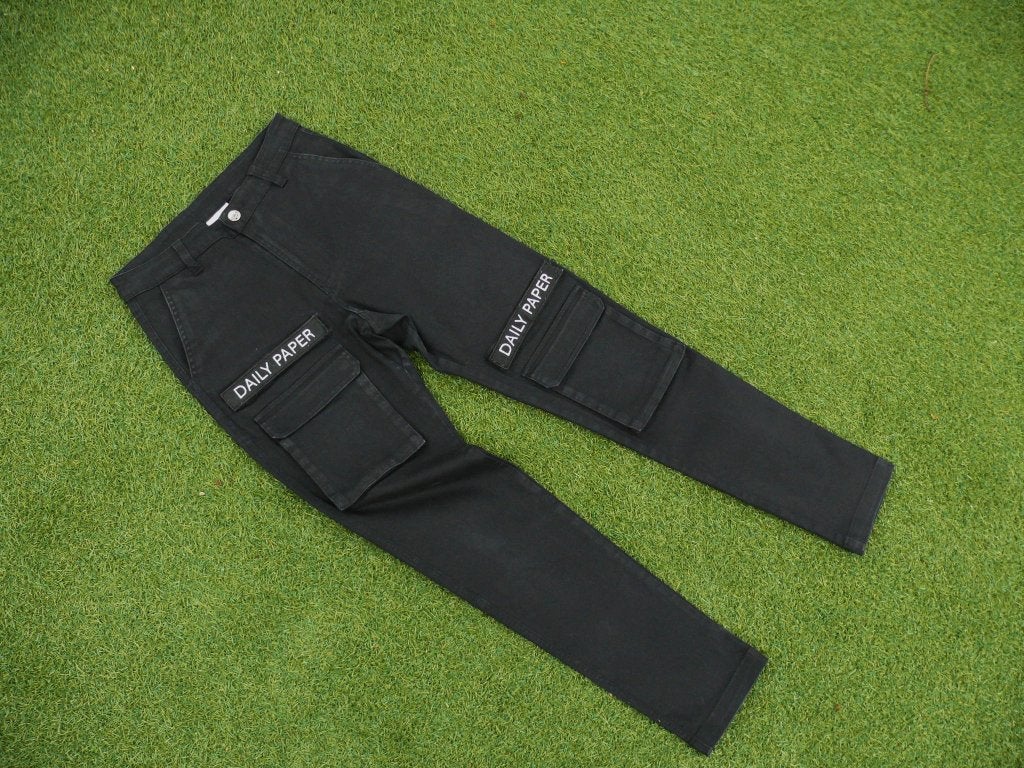 Daily Paper broek maat XS lengte 30 als nieuw, Zwart, Ophalen of Verzenden, Zo goed als nieuw, Maat 34 (XS) of kleiner