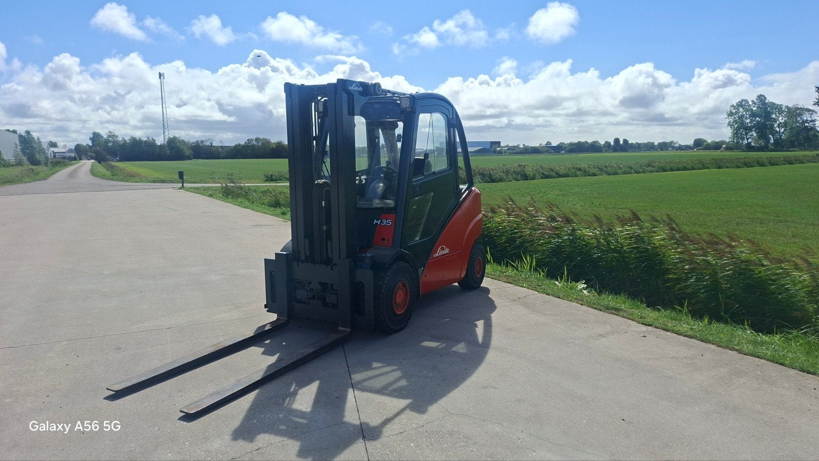 Linde H35D, Zakelijke goederen, Machines en Bouw | Heftrucks en Intern transport, Ophalen, Diesel, Heftruck