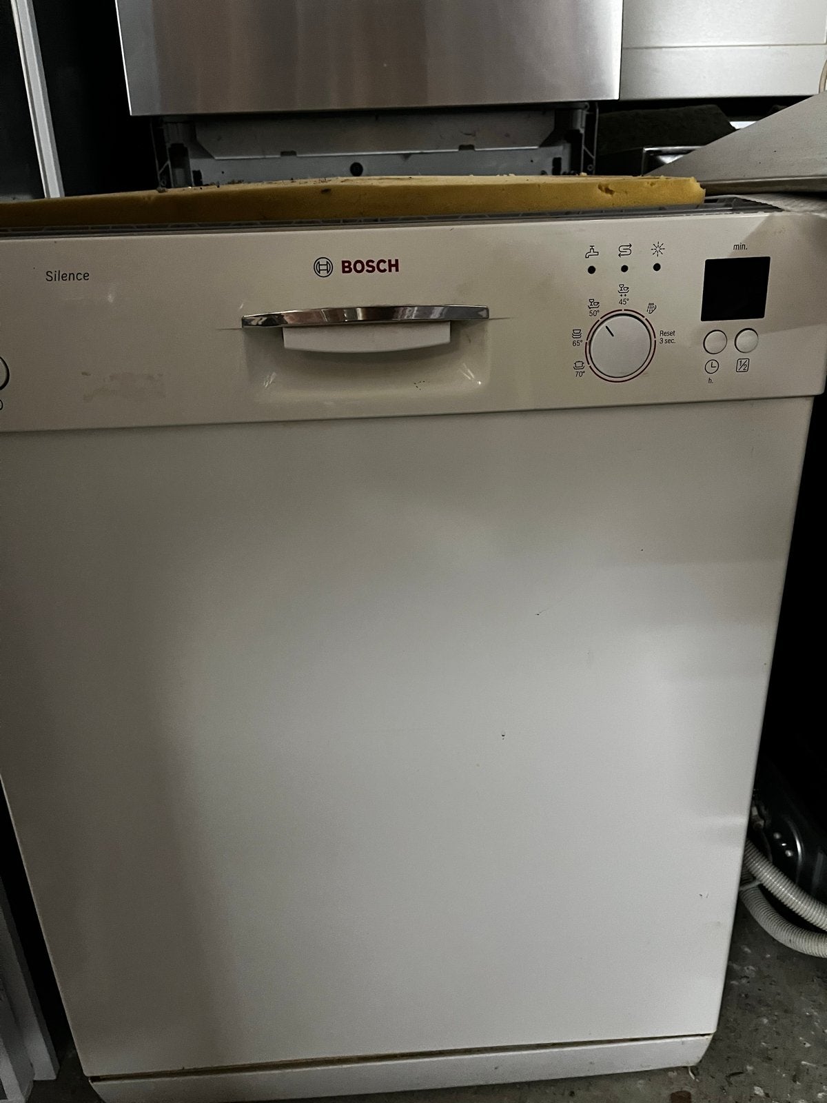 Bosch Silence Vaatwasser - Wit, Gebruikt, Witgoed en Apparatuur, Ophalen, Gebruikt, 60 cm of meer, Eco programma