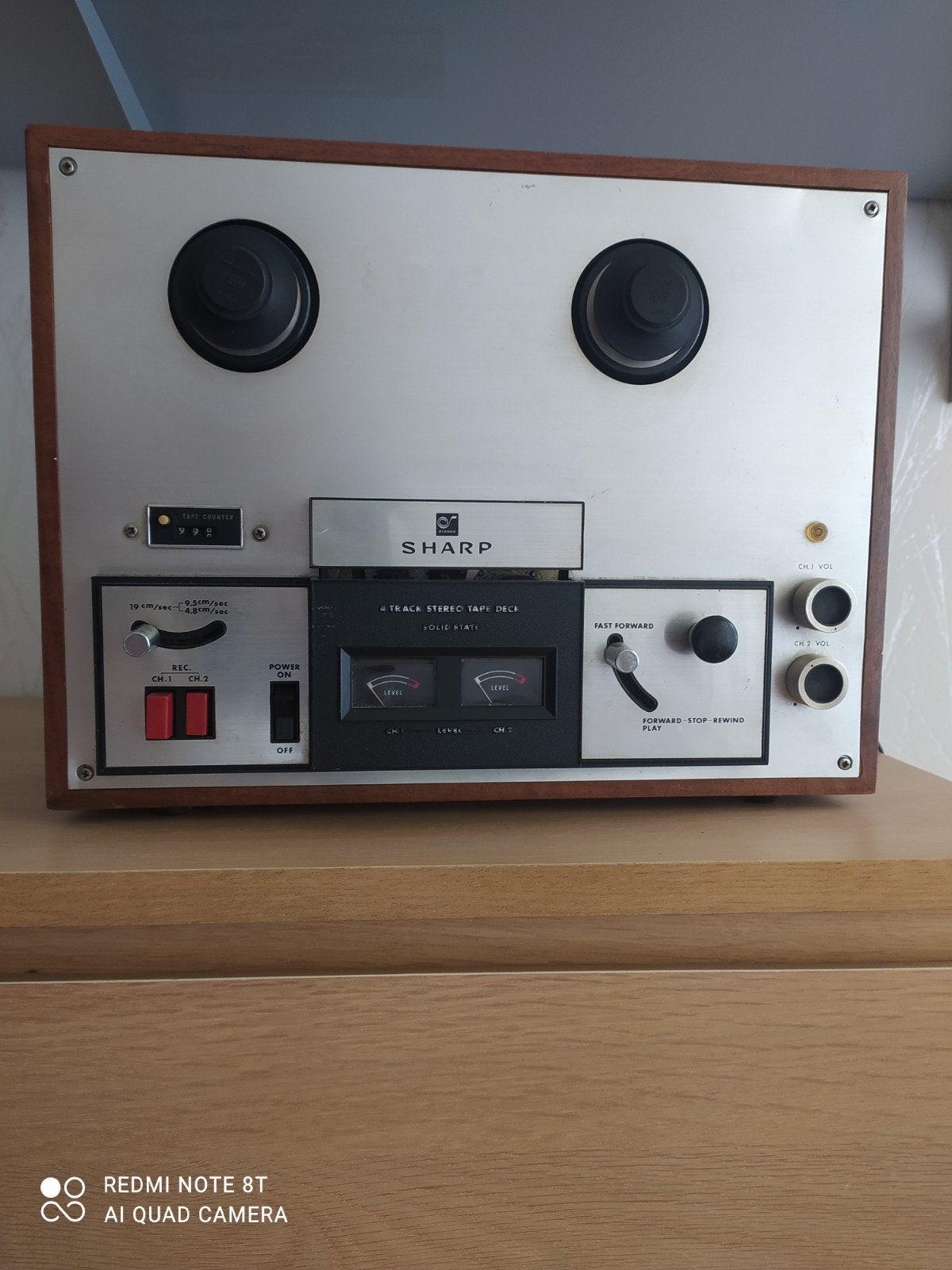 Sharp bandrecorder met (lege) spoelen, voor de liefhebber, Audio, Tv en Foto, Bandrecorders, Ophalen, Bandrecorder