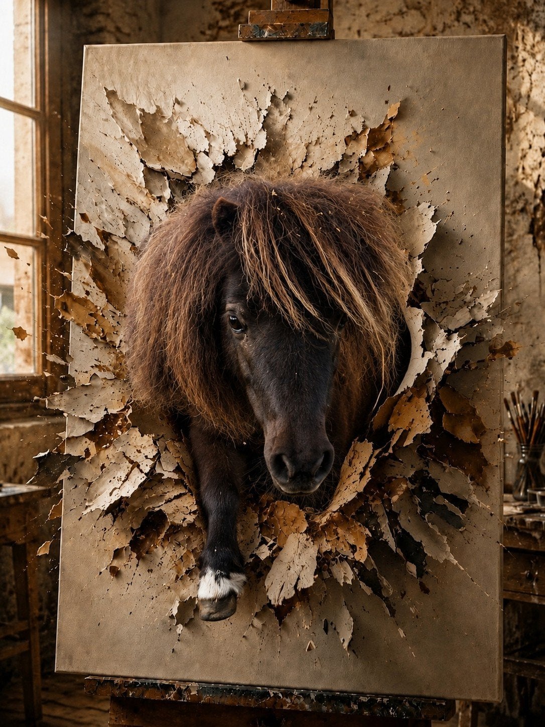stamboek mini hengstje, Dieren en Toebehoren, Pony's, Merrie, A pony (tot 1.17m), 0 tot 2 jaar
