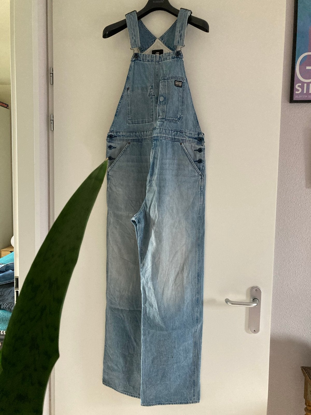 G-Star Raw Workwear Bib Overall - Maat S, Ophalen of Verzenden, Zo goed als nieuw, Maat 36 (S), Blauw
