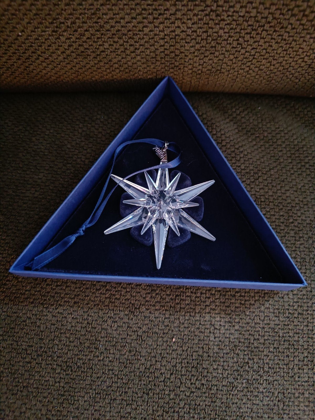 Swarovski kerstster 2005, Verzamelen, Swarovski, ., Ophalen of Verzenden, Zo goed als nieuw, Figuurtje