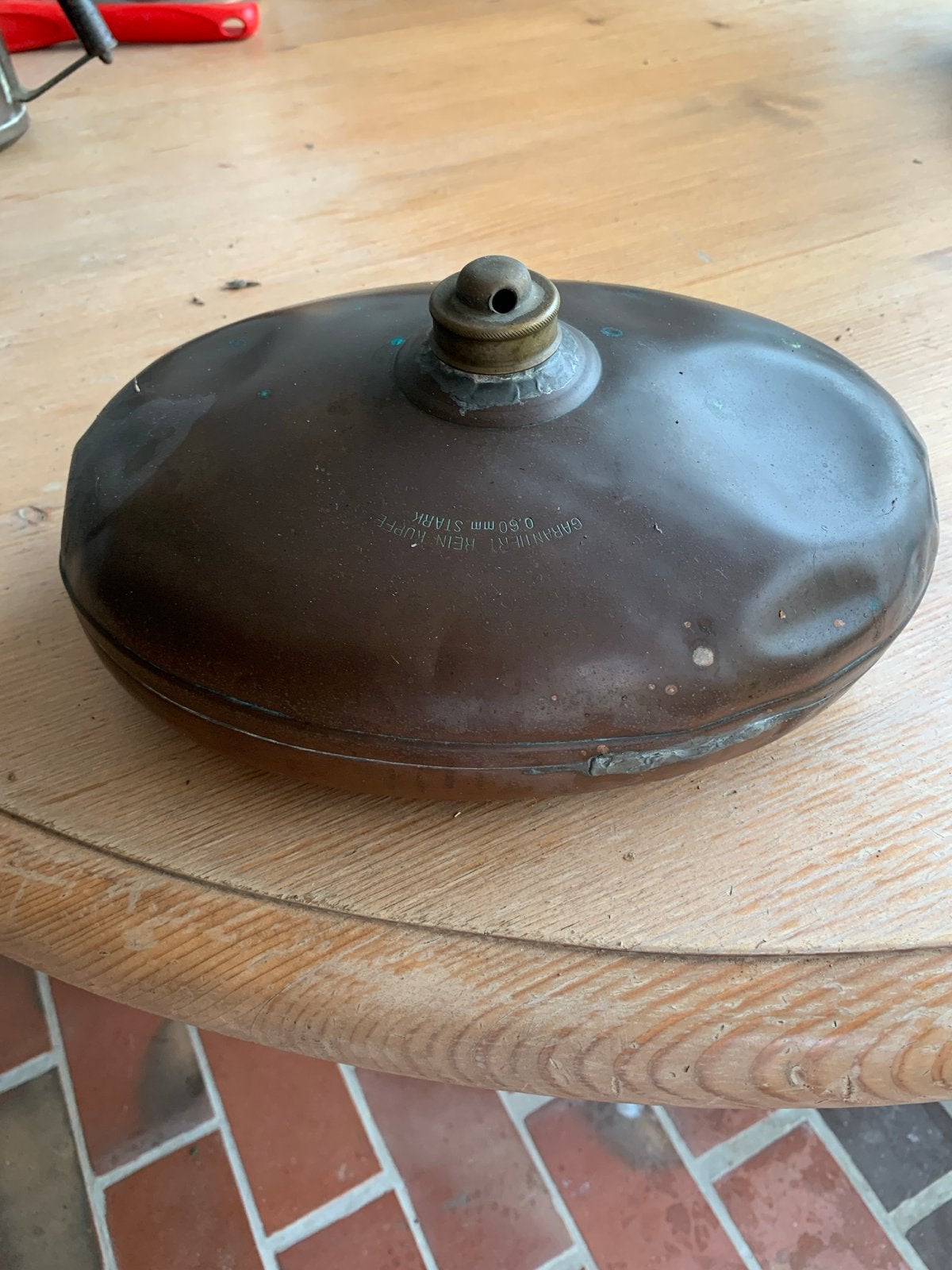 Antieke koperen bedkruik - Gegarandeerd puur koper, Ophalen of Verzenden, Koper
