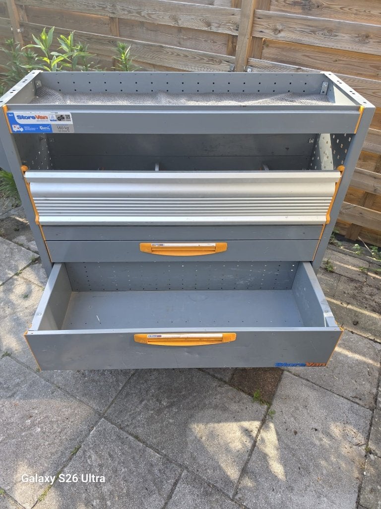 StoreVan Bedrijfswageninrichting/ inbouwkast Nette staat, Auto diversen, Auto-accessoires, Ophalen, Gebruikt
