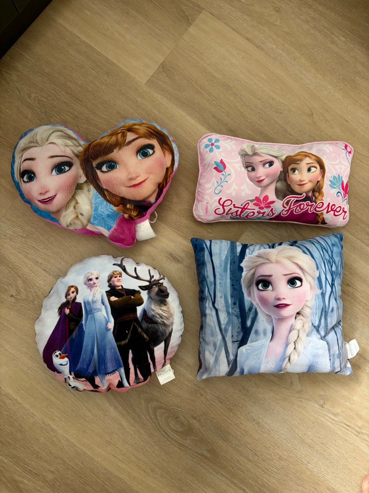 Frozen kussens, knuffels en dekbedovertrekken, Gebruikt, Disney, Overige typen, Ophalen of Verzenden