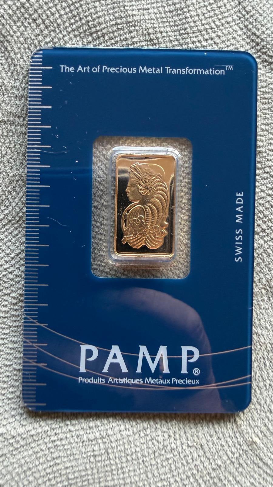 Pamp swiss 5gr, Ophalen of Verzenden, Goud