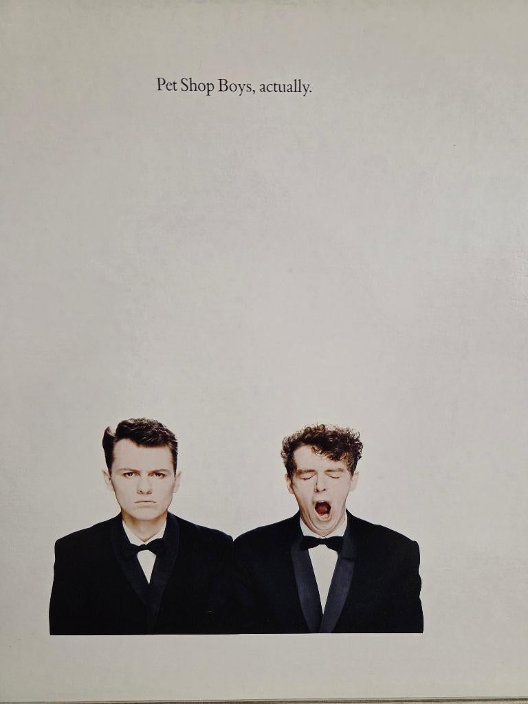 Vinyl lp PET SHOP BOYS: ACTUALLY, Originele persing, Ophalen of Verzenden, 12 inch