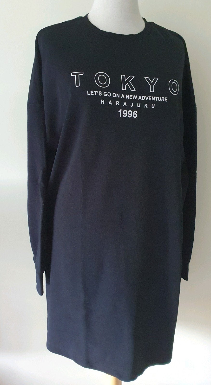 Jurk.  Maat L. C&A, Kleding | Dames, Ophalen of Verzenden, Zo goed als nieuw, Zwart, Boven de knie