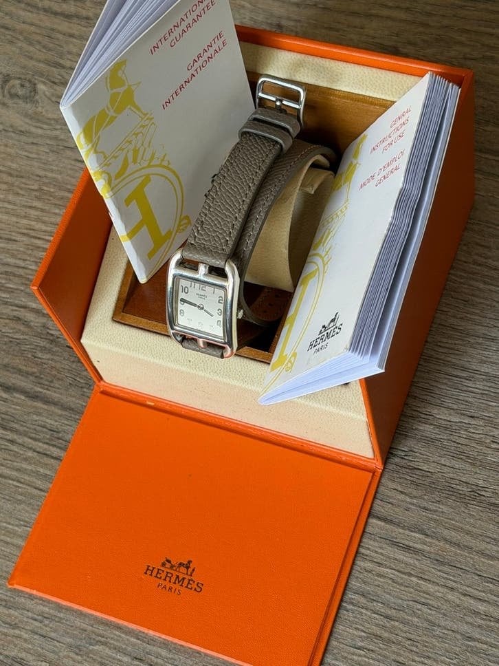 Hermès Cape Cod Horloge, Klein model, 31 mm, Overige merken, Staal, Polshorloge, 1960 of later