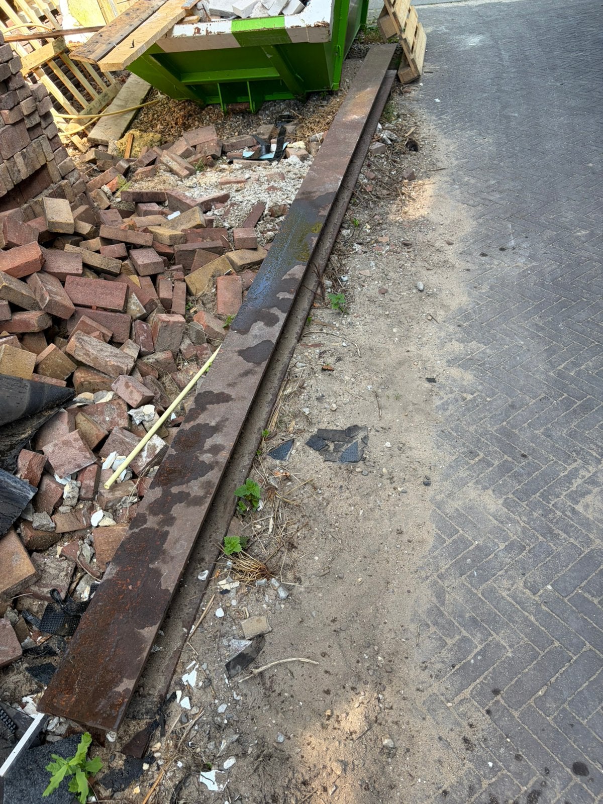 Stalen balk HEB 180, Doe-het-zelf en Verbouw, Metalen, Ophalen, Gebruikt, IJzer