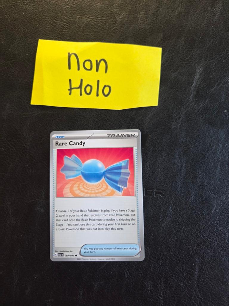 Rare candy 089/091 paldean fates, Hobby en Vrije tijd, Verzamelkaartspellen | Pokémon, Ophalen of Verzenden, Zo goed als nieuw