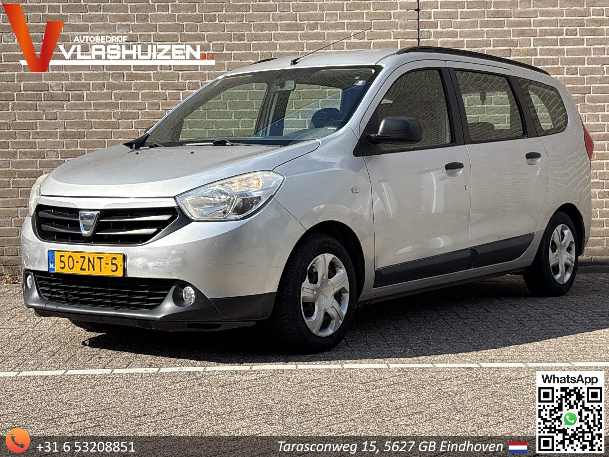 Dacia Lodgy 1.2 TCe Ambiance 5p. | Cruise | Airco | Trekhaak, Auto's, Voorwielaandrijving, Stof, Gebruikt, Euro 6
