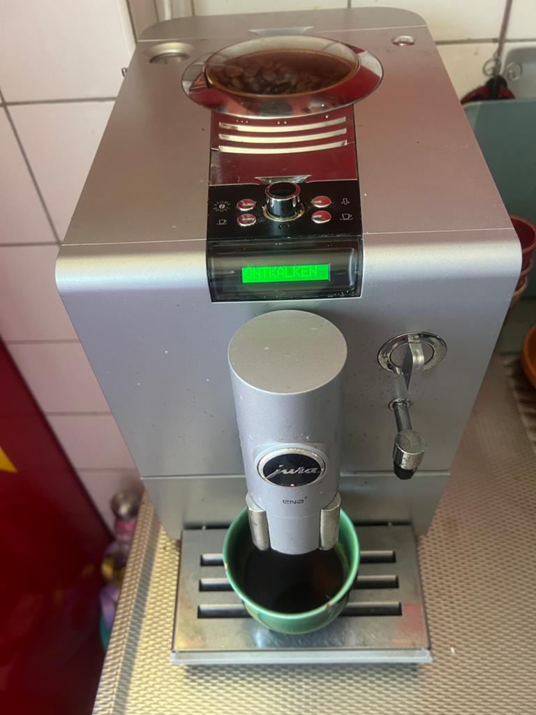 Jura ENA 3 Koffiemachine - Zilver, Witgoed en Apparatuur, Koffiezetapparaten, Afneembaar waterreservoir, Gebruikt, Espresso apparaat