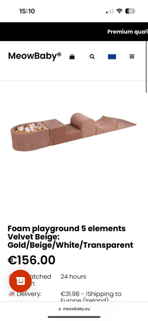 Foam speelset, Ophalen of Verzenden, Zo goed als nieuw, Overige typen