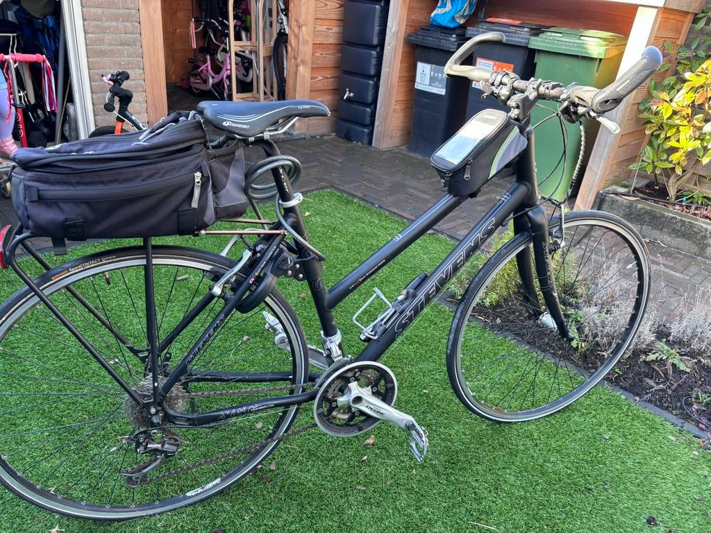 Te koop sportieve dames fiets - merk Stevens, Fietsen en Brommers, Fietsen | Dames | Sportfietsen en Toerfietsen, Ophalen, Gebruikt