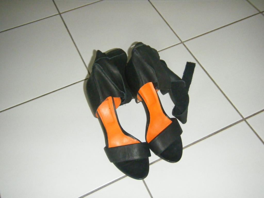 fred de la bretoniere open schoen, Ophalen of Verzenden, Gedragen, Zwart, Schoenen met hoge hakken
