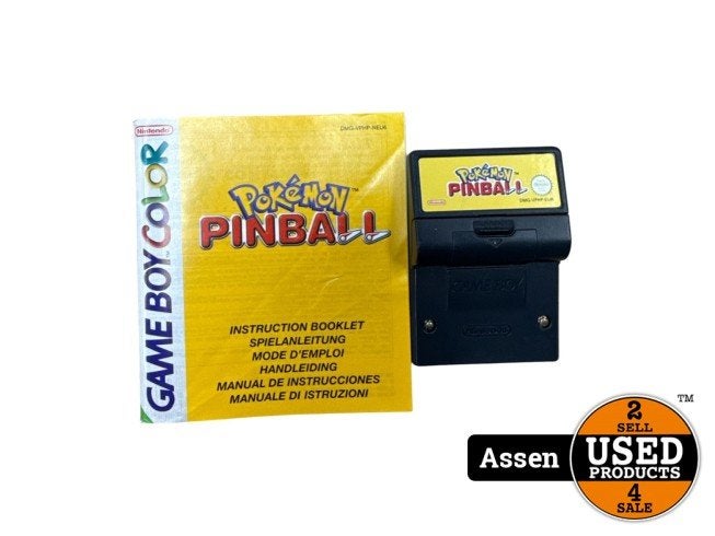Pokémon Pinball Game Boy Color Game Incl. Handleiding, Spelcomputers en Games, Nintendo, Zo goed als nieuw, Support@nintendo.com