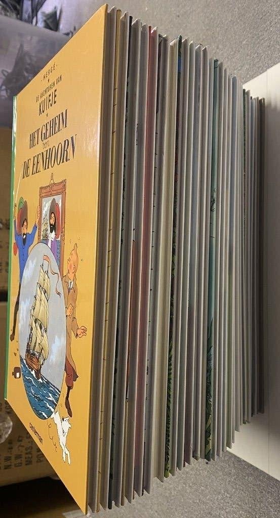 De avonturen van Kuifje 1 t/m 24 uniforme hardcover topstaat, Boeken, Complete serie of reeks, Ophalen of Verzenden, Zo goed als nieuw