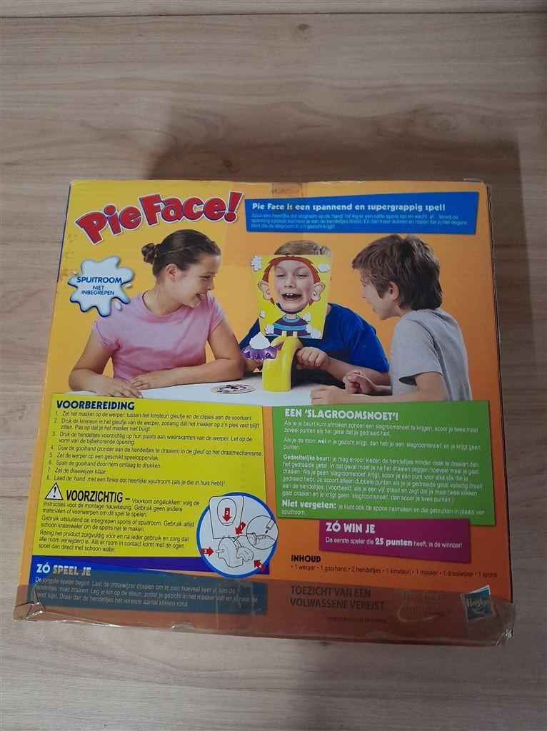 Pie face - slagroom snoet - s1673, Hobby en Vrije tijd, Gezelschapsspellen | Bordspellen, Verzenden, Zo goed als nieuw