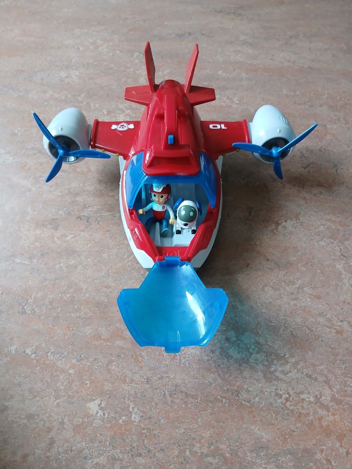 Paw Patrol Air Patroller Vliegtuig met Robo Hond, Ophalen of Verzenden, Zo goed als nieuw